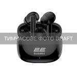 Навушники TWS 2E BudsMini, BT 6.0, IPX4, SBC, Touch control, Mic, чорний