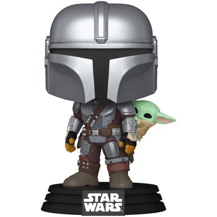 Фигурка Funko POP Star Wars: Mandalorian & Grogu - The Mandalorian w/Grogu