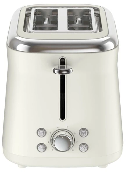 Тостер Tefal Collection 850Вт, разморозка, пластик, бежевый