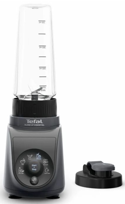 Блендер Tefal стационарный Blend UP Essential, 800Вт, чаша-700мл, черно-серый
