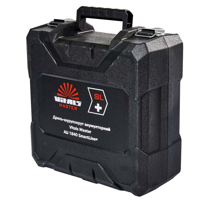 Кейс для дриля-шурупокрута акумуляторного Vitals Master AU 1840 SmartLine+ 27х28х12.5см пластик