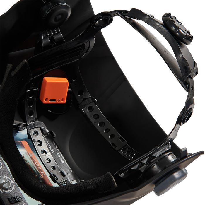 Маска зварювальника хамелеон Vitals Professional 3.0 USB 1/30000сек вікно 100х68мм 16DIN 0.6кг