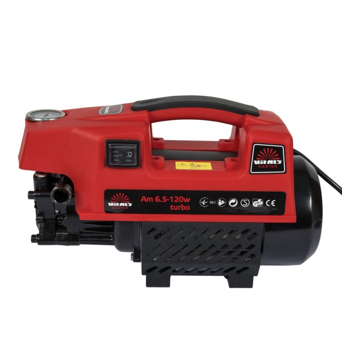 Мінімийка високого тиску Vitals Master Am 6.5-120w turbo 1650Вт 120бар 390л/год шланг 7м 10кг