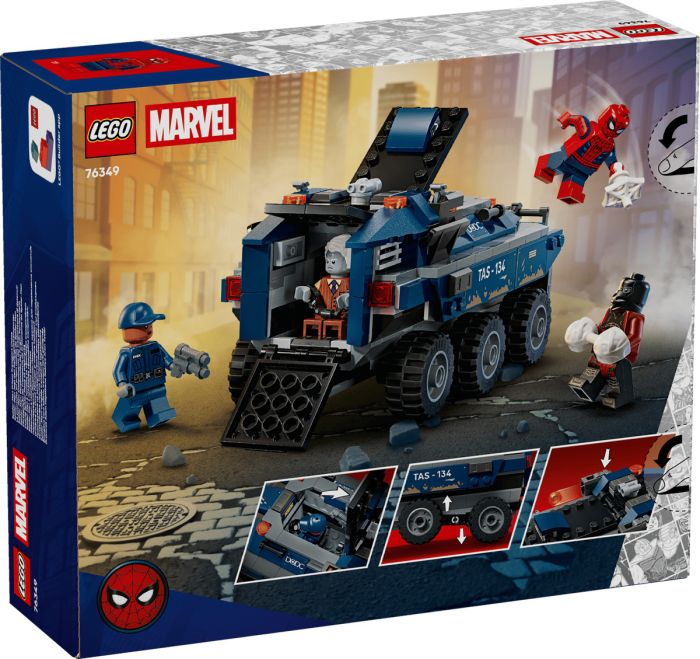 Конструктор LEGO Super Heroes Переслідування Людиною-Павуком машини для перевезення злочинців