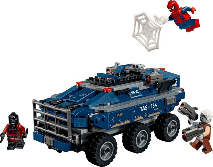 Конструктор LEGO Super Heroes Переслідування Людиною-Павуком машини для перевезення злочинців