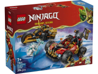 Конструктор LEGO Ninjago Комбіновані транспортні засоби Кая та Коула
