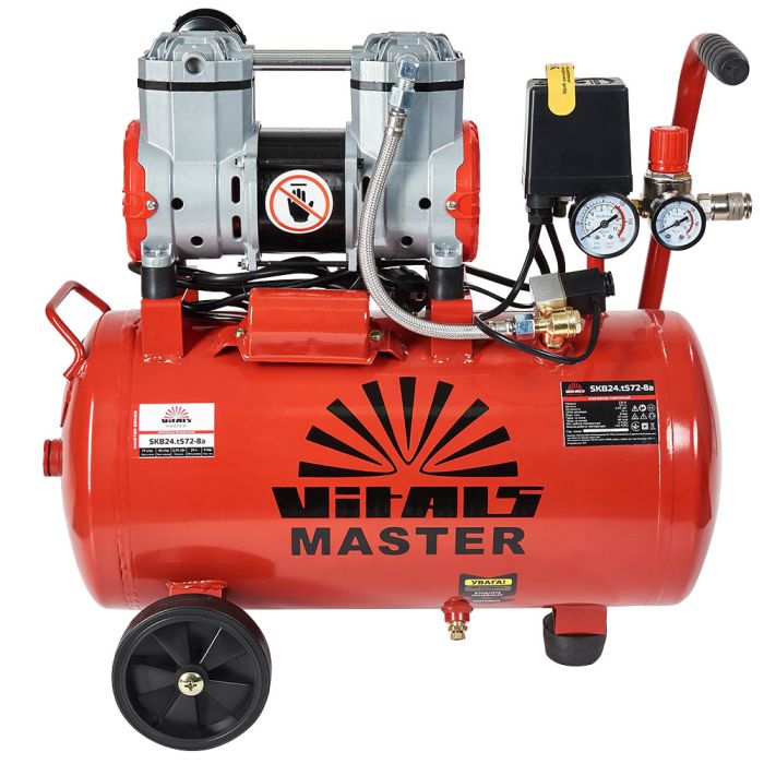 Автомобильный компрессор Vitals Vitals Master SKB24.t572-8a 230В 0.95кВт 8бар 79/48л/мин 15кг