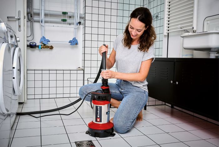 Насос дренажный Einhell Flutset GE-DP 7535 LL ECO 750Вт, 18500л/час, выс. 9м, глуб. 7м, нержавеющая сталь, 5.7кг