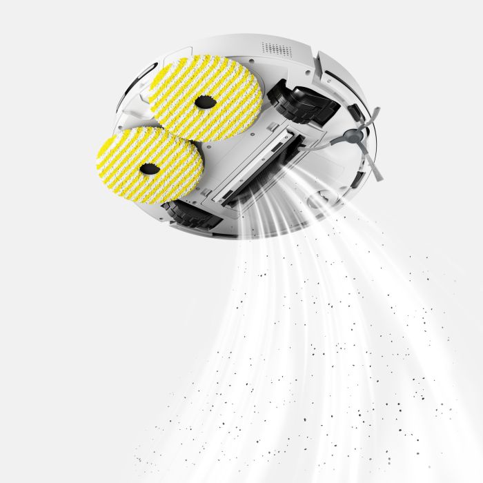 Робот-пылесос Karcher беспроводный RVM 4 Comfor, влажная уборка, автон. раб. до 160мин, белый