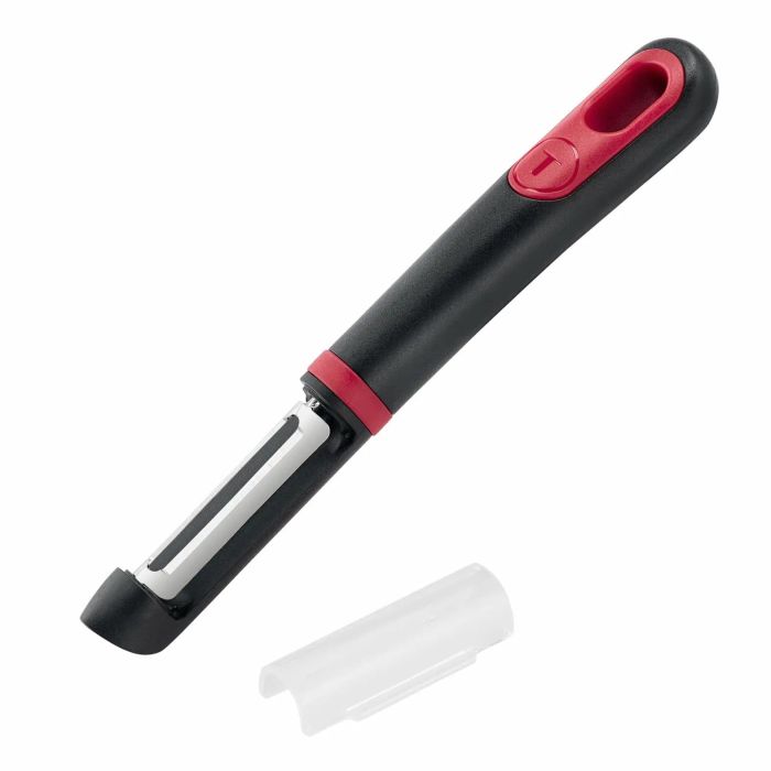 Овощечистка Tefal Ingenio+, нержавеющая сталь, пластик, красно-черный
