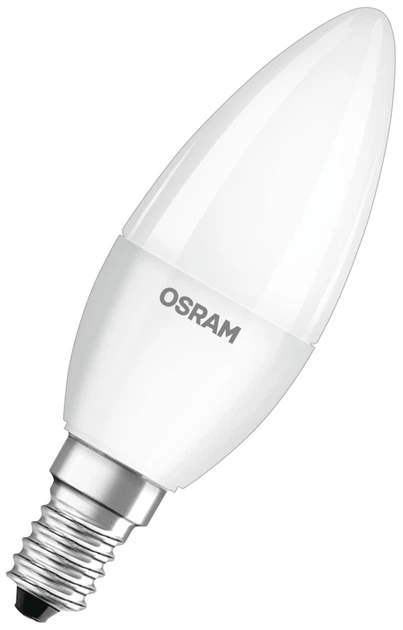 Лампа светодиодная OSRAM LED B60, 6.8W, 806Lm, 3000K, E14