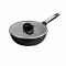Мультисковорода Tefal Excellence Fusion, с крышкой, 24см, алюминий, стекло, нержавеющая сталь, металл, черный