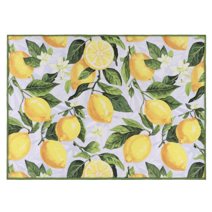 Коврик для сушки посуды ARDESTO Sicilian lemons 38x51см, 100% полиэстер, зеленый