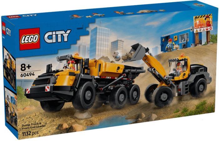 Конструктор LEGO City Самосвал и фронтальный ковшовый погрузчик