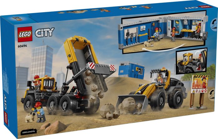 Конструктор LEGO City Самосвал и фронтальный ковшовый погрузчик