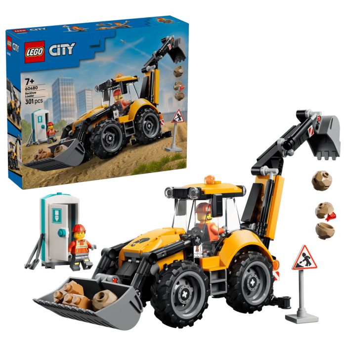 Конструктор LEGO City Жовтий экскаватор-погрузчик