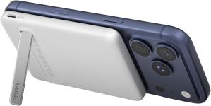 Акумулятор портативний літій-іонний Power Bank Belkin 5000мА·год, 20Вт PD/Qi2 15Вт, Magnetic Kickstand, білий