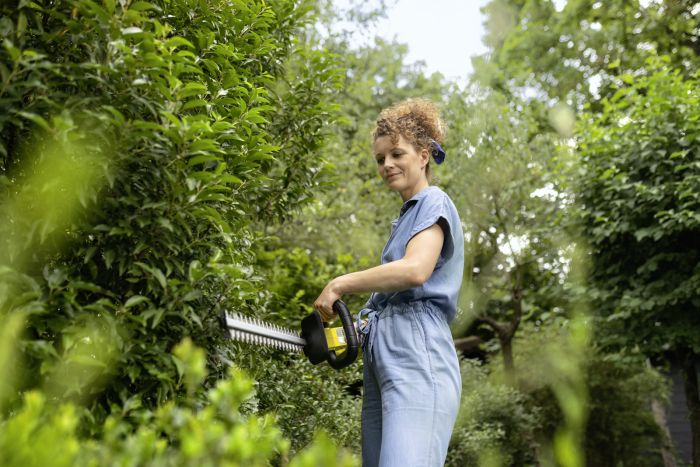 Кущоріз акумуляторний Karcher HGE 2-18 18В лезо 45см крок різу 18мм 2.34кг без АКБ та ЗП