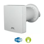 Рекуператор Cooper&Hunter Easy Vent 60м3/г Wi-Fi датчик СО2 Wi-Fi білий