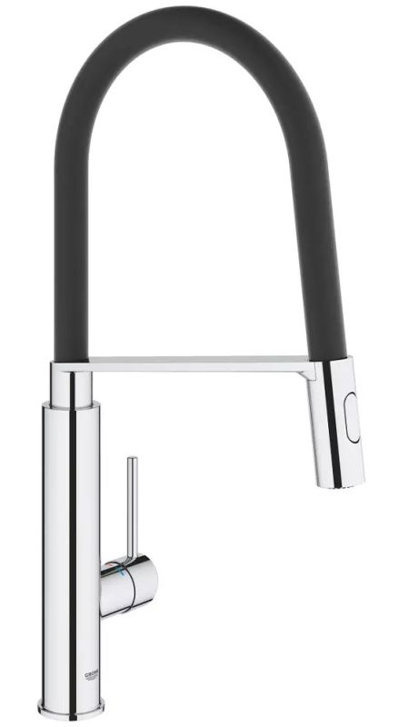 Смеситель для кухни Grohe Concetto, дл.излива - 235мм, поворотный/гибкий, 1рычаг, хром