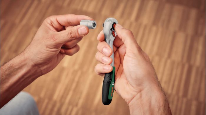 Набор торцевых головок Bosch, 1/4" с трещоткой 15шт 0.574кг