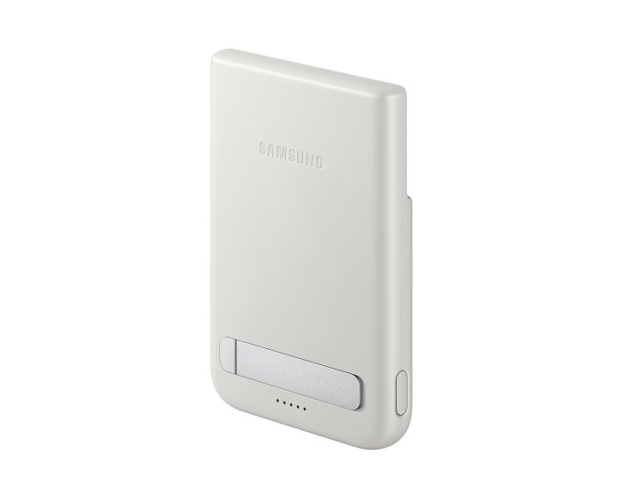 Акумулятор портативний літій-іонний Samsung Magnet Wireless Battery Pack 5000мА•год, 20Вт PD/Qi2 15Вт, сірий світлий