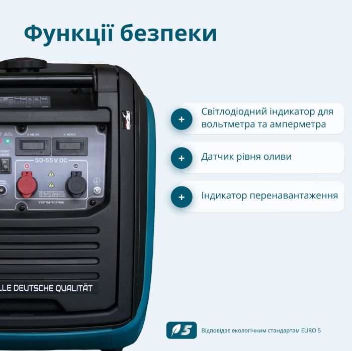 Генератор постоянного тока газобензиновый Konner&Sohnen KS 48VGS-DC 3.3кВт 50-55В 60А электростартер 39кг