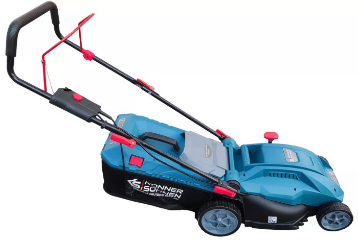 Газонокосарка мережева Konner&Sohnen KS 38LM16 1600Вт 38см 40л 25-75мм 13.2кг