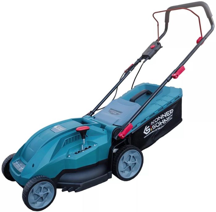 Газонокосарка мережева Konner&Sohnen KS 38LM16 1600Вт 38см 40л 25-75мм 13.2кг