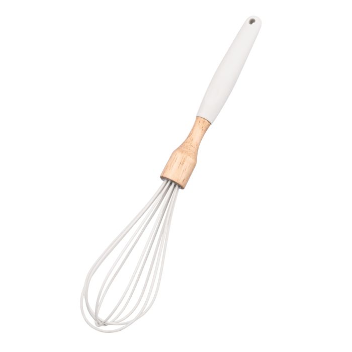 Венчик ARDESTO Tasty Baking, 30см, силикон, дерево, серый светлый