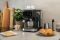 Кавоварка Gorenje ріжкова 1.5л, мелена, ручний капучинатор, чорний