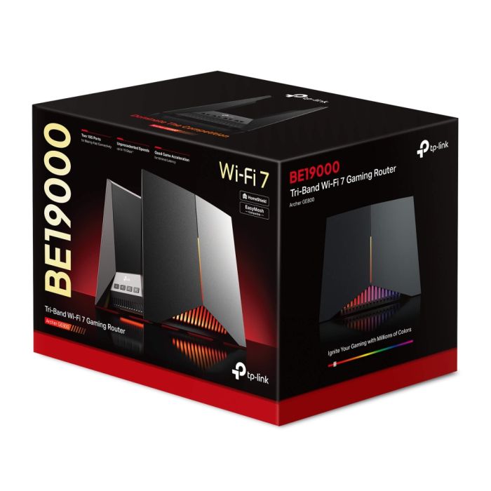 Маршрутизатор TP-LINK Archer GE800 BE19000, 4x2.5GE LAN, 1x10GE LAN/WAN, 1xSFP+ LAN/WAN, 1xUSB3.0 MESH