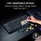 Клавиатура механическая Razer BlackWidow V4 TKL HyperSpeed, 87key, Orange Switch Gen-3, USB-A/WL/BT, EN, RGB, чёрный