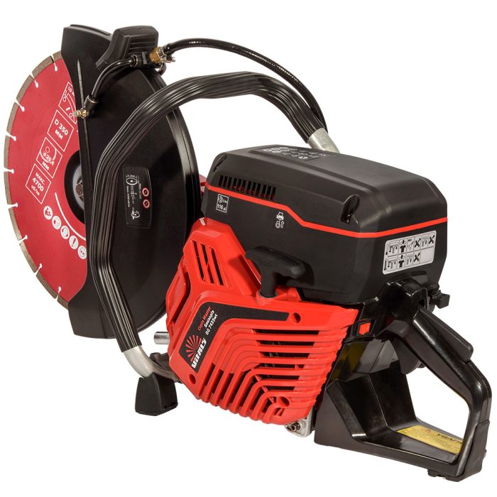 Бензоріз Vitals Master BG 7435wt 350мм різ 125мм 4.8л.с. подача води 11.7кг