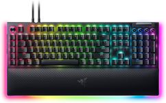 Клавіатура механічна Razer BlackWidow V4 Pro 104key, Yellow Switch, USB-A, EN, RGB, чорний