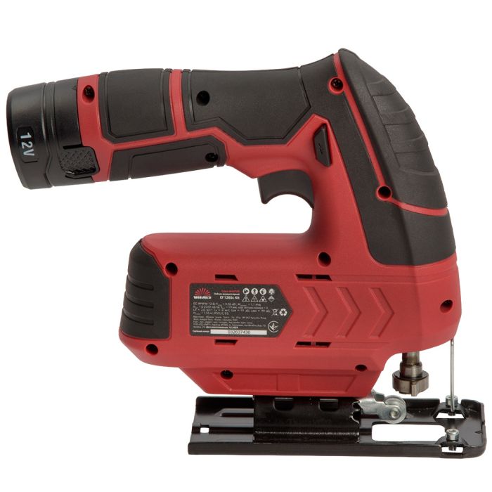 Лобзик акумуляторний Vitals Master Ef 1265c Kit 12В 1х2.0А·год 0-2200об/хв хід 19мм ЗП 1.04кг