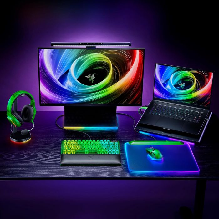 Клавиатура механическая Razer BlackWidow V4 75%, 83key, Mechanical Tactile Switch GEN-3, USB-A, EN, RGB, Phantom Green Ed.