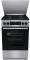 Плита Gorenje комбінована, 70л, 50x60см, металева кришка, дисплей, IconLed, емальовані, сірий