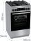 Плита Gorenje комби, 70л, 50x60см, дисплей, IconLed газ на стекле, чугун,  нерж