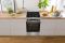 Плита Gorenje комби, 70л, 50x60см, дисплей, IconLed газ на стекле, чугун,  нерж