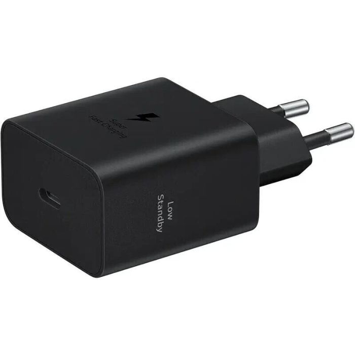 Зарядное устройство беспроводное Samsung 25Вт Magnetic Wireless, адаптер 45Вт USB-C, серый темный