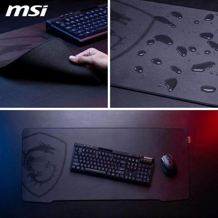 Игровая поверхность MSI Agility GD73, 2XL (900x400x3мм), чёрный