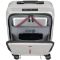 Валіза Wenger Amplix Hardside Carry-On, мала, з відсіком для н/б 16", полікарбонат, TSA, 4 колеса, розширення, USB, сріблястий