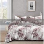 КПБ 1,5сп ARDESTO Aura, підковдра 160х220см, простирадло 160х220см, наволочки (2) 50х70см, 100% бавовна, поплін, піони, рожевий