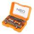 Биты Neo Tools магнитные удлинители 2шт, SL, PH, PZ, H, TX, TT, 25мм, кейс набор 60шт