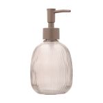 Диспенсер для мила ARDESTO Minimalism Mellon, 350мл, скло, пластик, сірий