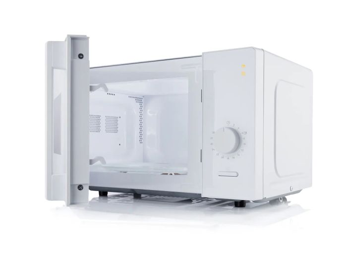Мікрохвильова піч Gorenje, 20л, мех. керув., 700Вт, гриль, інвертор, білий