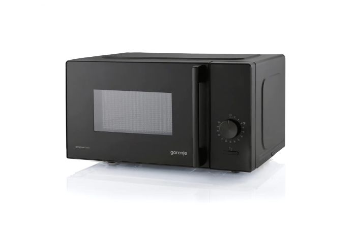 Микроволновая печь Gorenje, 20л, мех. управл., 700Вт, гриль, инвертор, черный