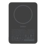 Акумулятор портативний літій-іонний Power Bank Belkin 10000мА·год, 15Вт, Slim Magnetic, чорний