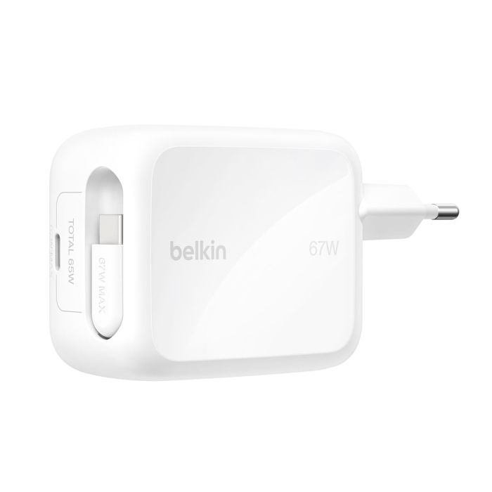 Зарядное устройство сетевое Belkin 67Вт USB-C PD PPS, белый